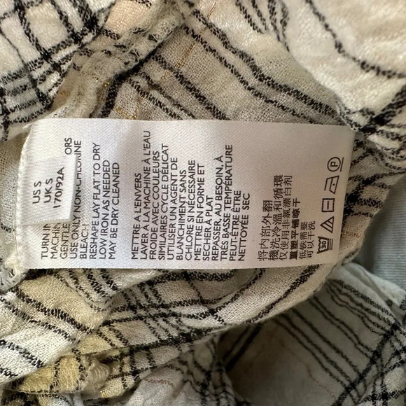 Anthropologie Darlene Plaid Peasant Blouse - Picture 6 of 7